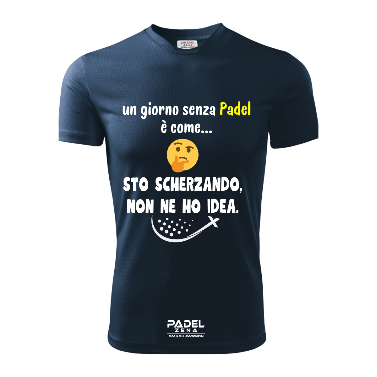 T-Shirt Cotone UN GIORNO SENZA PADEL