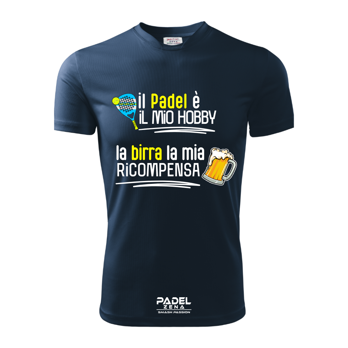 T-Shirt Cotone BIRRA Padel