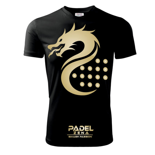 T-shirt Padel Dragon – T-shirt technique unisexe Dry Fit – Fabriqué en Italie