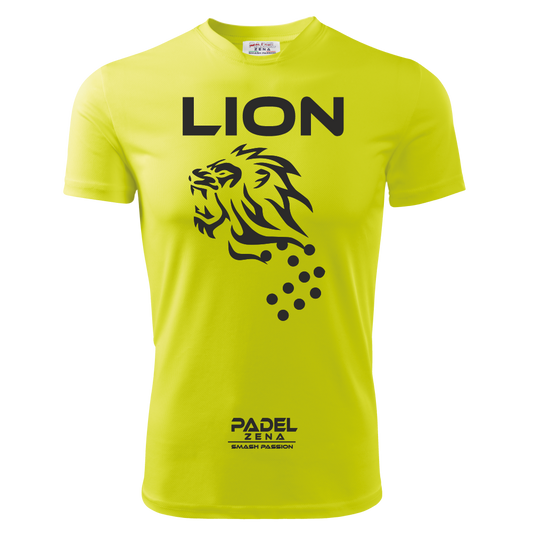 T-shirt Padel Wild Lion – T-shirt technique unisexe à séchage rapide
