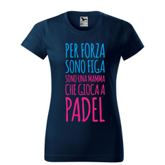 T-Shirt Cotone PER FORZA SONO FIGA - Zena Padel