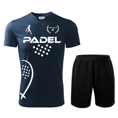 Completo Padel Uomo Performance – Maglia Tecnica + Short – Made in Italy
