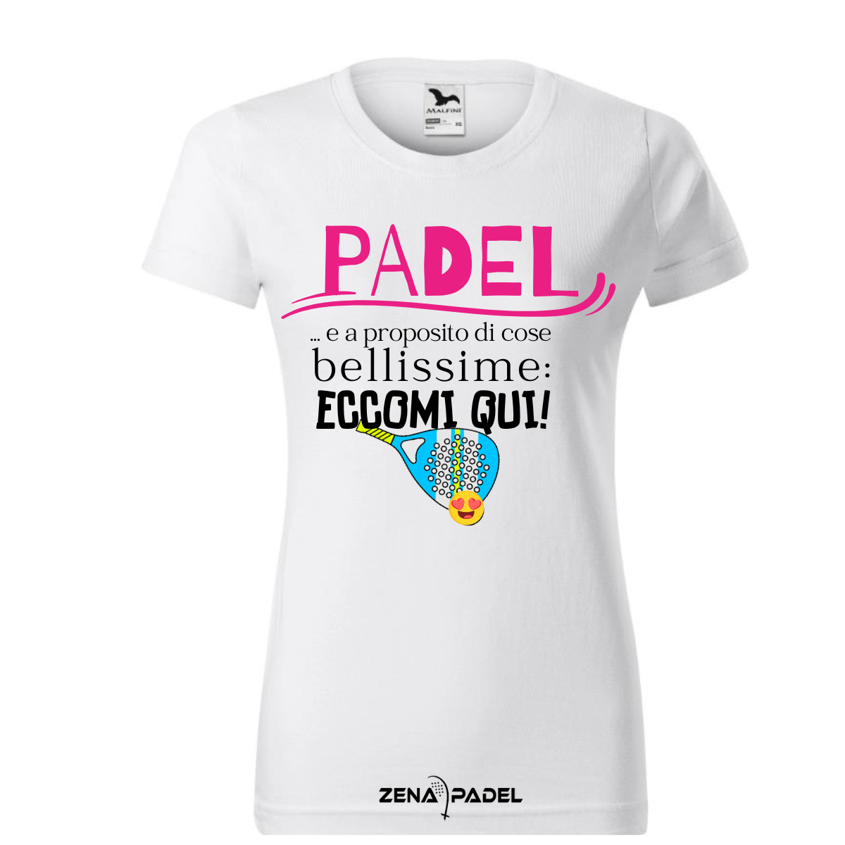 T-Shirt Cotone COSE BELLISSIME DONNA - Zena Padel