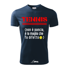 T-Shirt Cotone TENNIS - PANCIA - Zena Padel