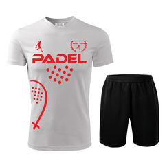 Completo Padel Uomo Performance – Maglia Tecnica + Short – Made in Italy