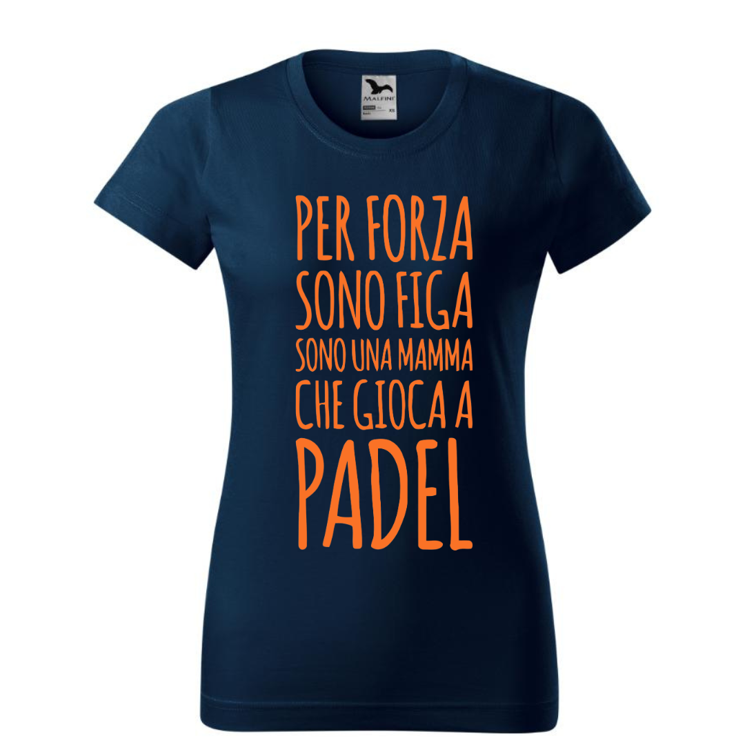 T-Shirt Cotone PER FORZA SONO FIGA - Zena Padel
