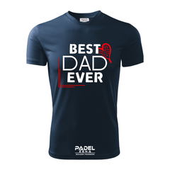 T-Shirt Cotone BEST DAD EVER Padel – Made in Italy