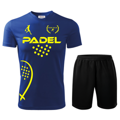 Completo Padel Uomo Performance – Maglia Tecnica + Short – Made in Italy
