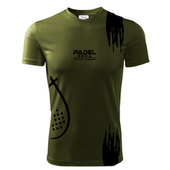 T-shirt arc-en-ciel OLIVE 01 | Vert/Or/Noir