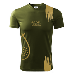 T-shirt arc-en-ciel OLIVE 01 | Vert/Or/Noir