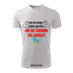 T-Shirt Cotone CORPO COME QUESTO Padel - Zena Padel