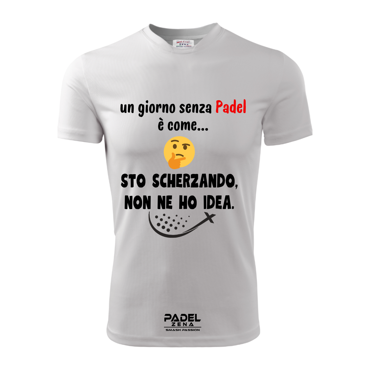 T-Shirt Cotone UN GIORNO SENZA PADEL