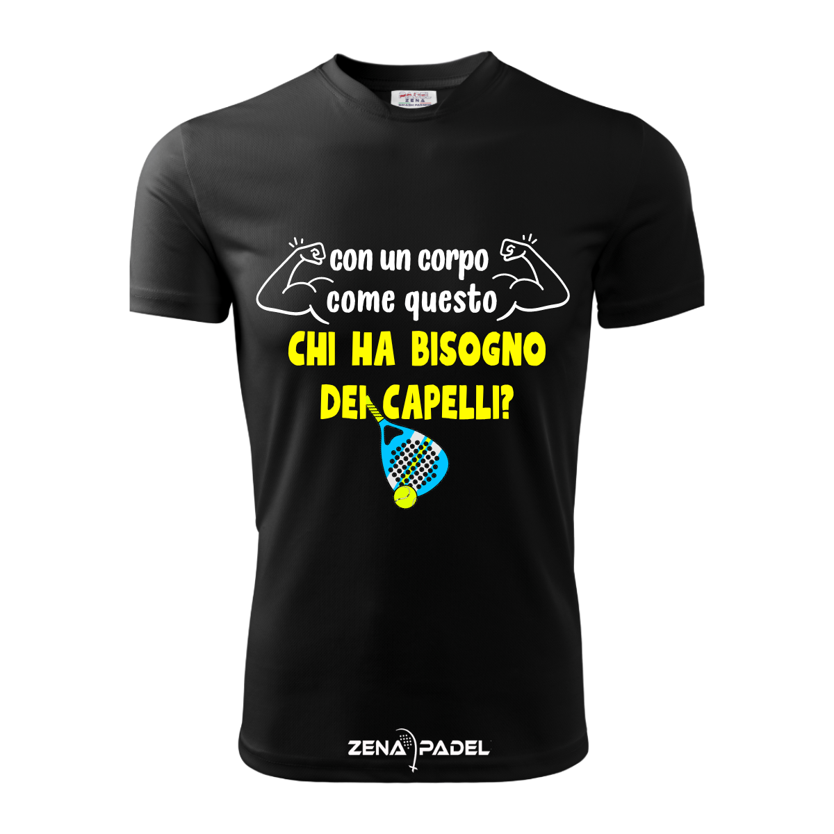 T-Shirt Cotone CORPO COME QUESTO Padel - Zena Padel