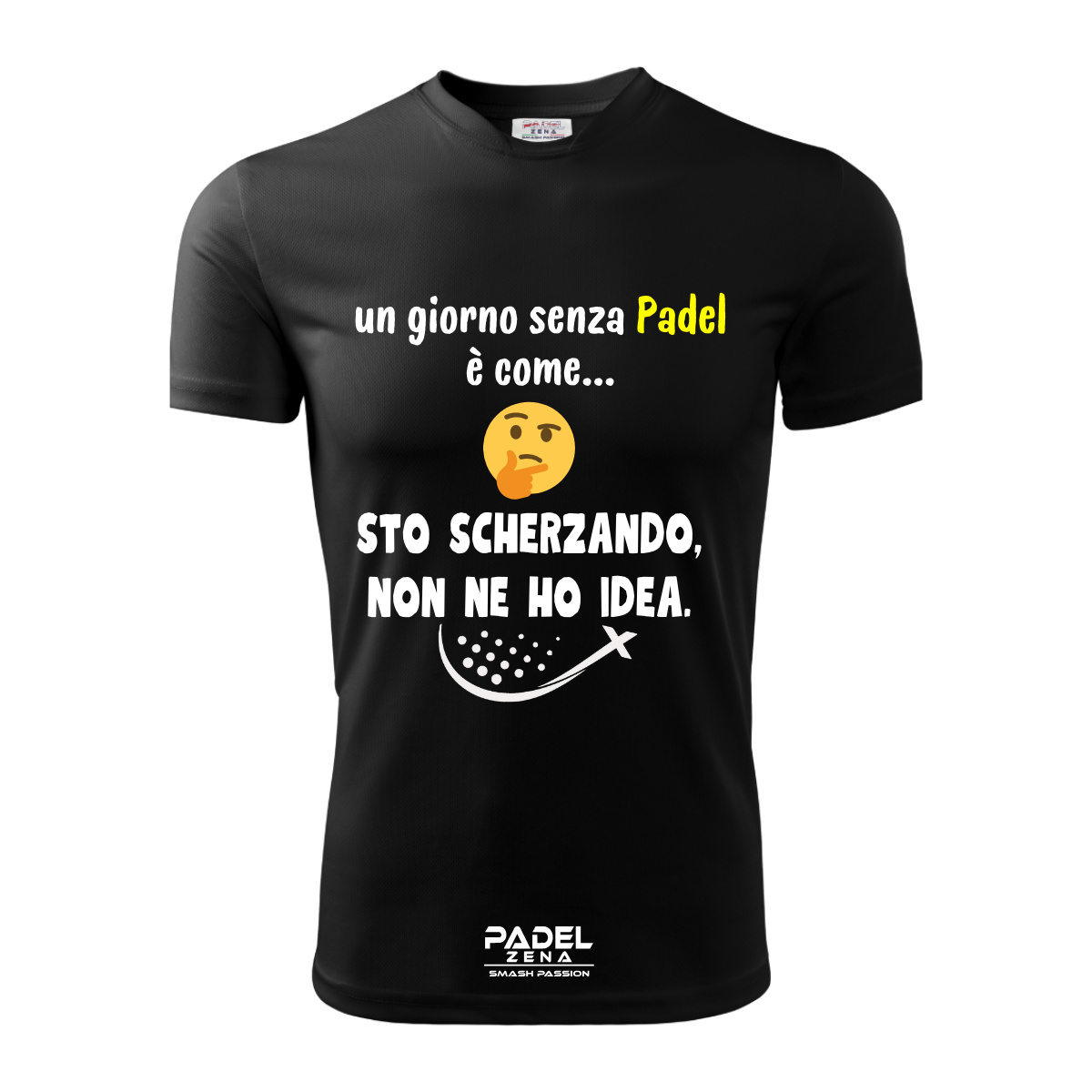 T-Shirt Cotone UN GIORNO SENZA PADEL
