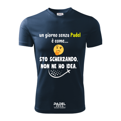 T-Shirt Cotone UN GIORNO SENZA PADEL
