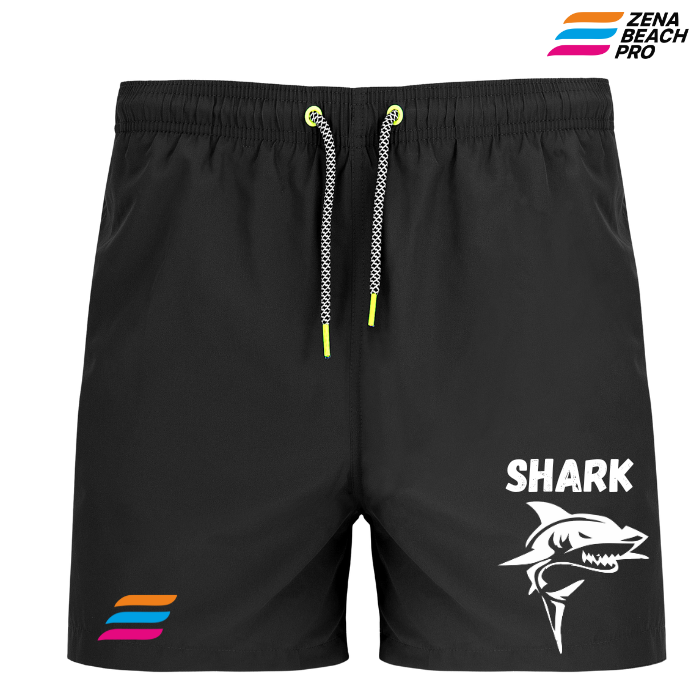 Costume Uomo Shark Zena Beach Pro – Stile Aggressivo, Anima Sportiva