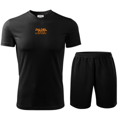 Completo Padel Uomo Action – Maglia Tecnica + Short – Made in Italy