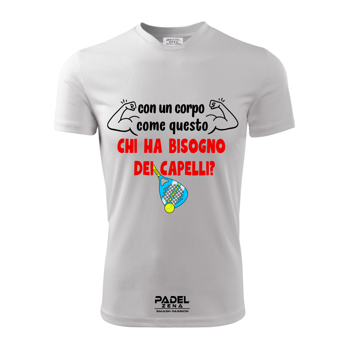 T-Shirt Padel Cotone  - CORPO COME QUESTO – Made in Italy