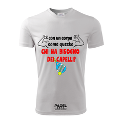 T-Shirt Padel Cotone  - CORPO COME QUESTO – Made in Italy