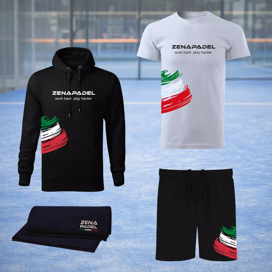Kit Premium Stripe Zena Padel | Completo Padel 4 Pezzi