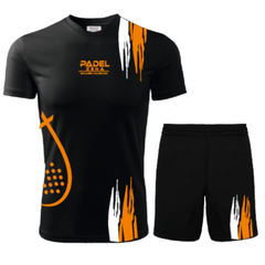 Completo Tecnico Padel Uomo – KIT Rainbow01 – Maglia e Short Dry Fit Made in Italy"