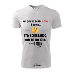 T-Shirt Cotone TENNIS - O VINCO O IMPARO - Zena Padel