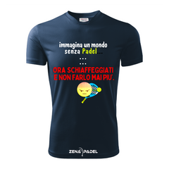 T-Shirt Cotone UN MONDO SENZA Padel - Zena Padel