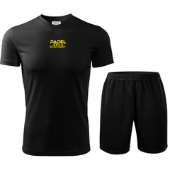 Completo Padel Uomo Action – Maglia Tecnica + Short – Made in Italy