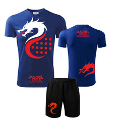 Completo Padel Dragon – Maglia Tecnica + Short Uomo – Made in Italy