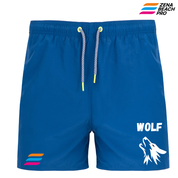 Costume Uomo Wolf Zena Beach Pro – Spirito Libero, Design Selvaggio
