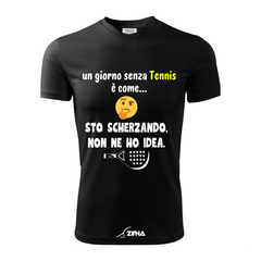 T-Shirt Cotone TENNIS - O VINCO O IMPARO - Zena Padel