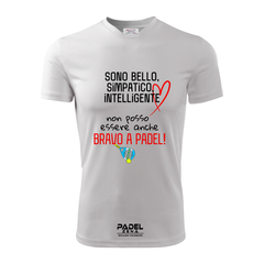 T-Shirt Padel Cotone  - BRAVO/A – Made in Italy