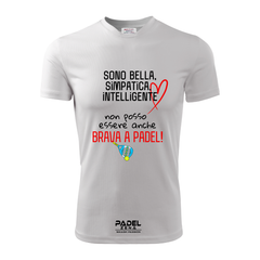T-Shirt Cotone BRAVO A Padel – Made in Italy