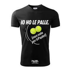 T-Shirt Cotone PALLE Padel – Made in Italy