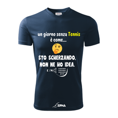 T-Shirt Cotone TENNIS - O VINCO O IMPARO - Zena Padel