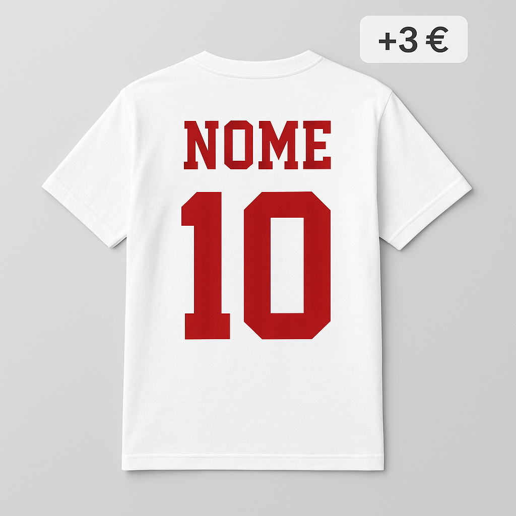 Nom ou numéro personnalisé (+3 €)
