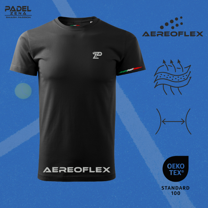 Maglia tecnica padel AeroFlex Pro – massima elasticità e traspirabilità