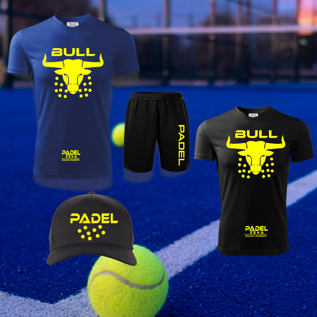 Kit Padel Bull – Maglia + Pantaloncino + Cappellino