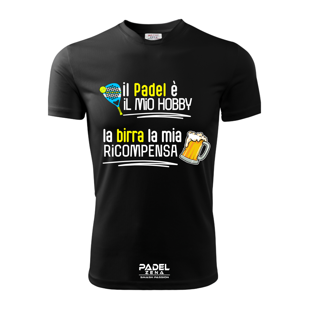 T-Shirt Cotone BIRRA Padel