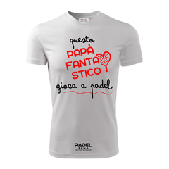 T-Shirt Cotone PAPA' FANTASTICO Padel – Made in Italy