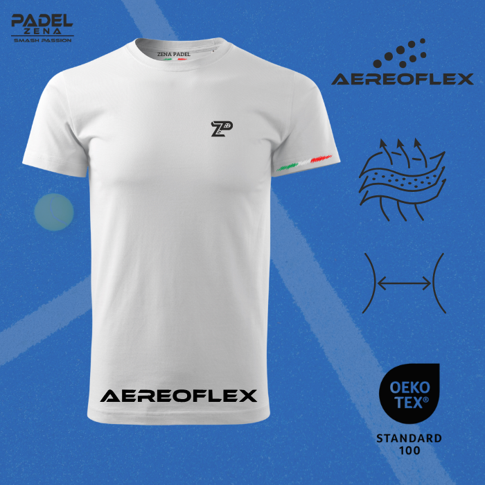Maglia tecnica padel AeroFlex Pro – massima elasticità e traspirabilità