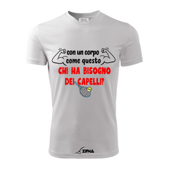 T-Shirt Cotone TENNIS - CORPO COME QUESTO - Zena Padel