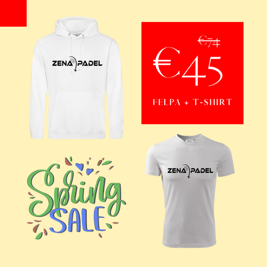 | FELPA Z + T-SHIRT Z | a prezzo shock! - Bianco