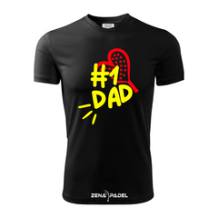 Camiseta #1 PAPÁ Padel