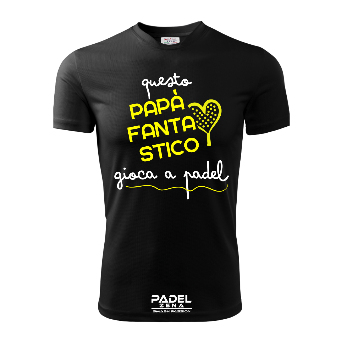 T-Shirt Cotone PAPA' FANTASTICO Padel – Made in Italy