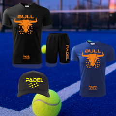 Kit Padel Bull – Maglia + Pantaloncino + Cappellino