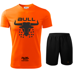 Completo Padel Uomo Bull – Maglia Tecnica + Short – Made in Italy