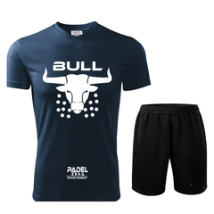 Completo Padel Uomo Bull – Maglia Tecnica + Short – Made in Italy