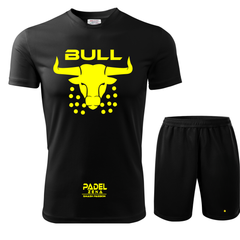 Completo Padel Uomo Bull – Maglia Tecnica + Short – Made in Italy