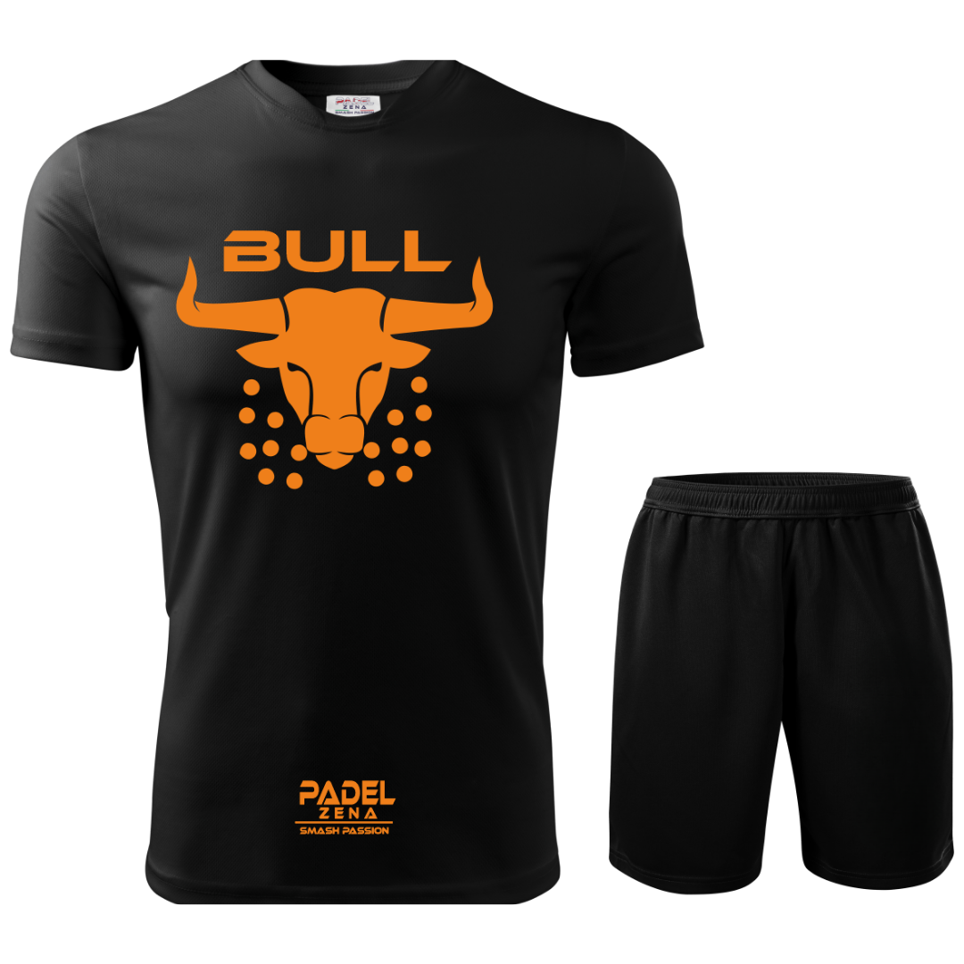 Completo Padel Uomo Bull – Maglia Tecnica + Short – Made in Italy